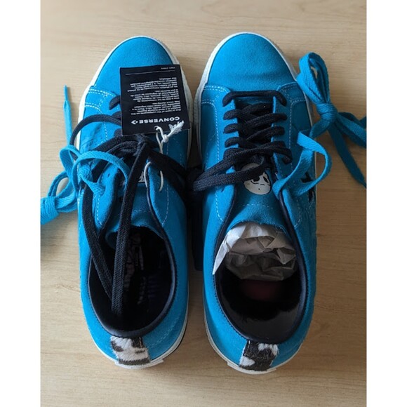 Converse Sean Pablo One Star Pro x Paradise Rapid Teal Unisex Suede Shoes W9.5 - Picture 4 of 14